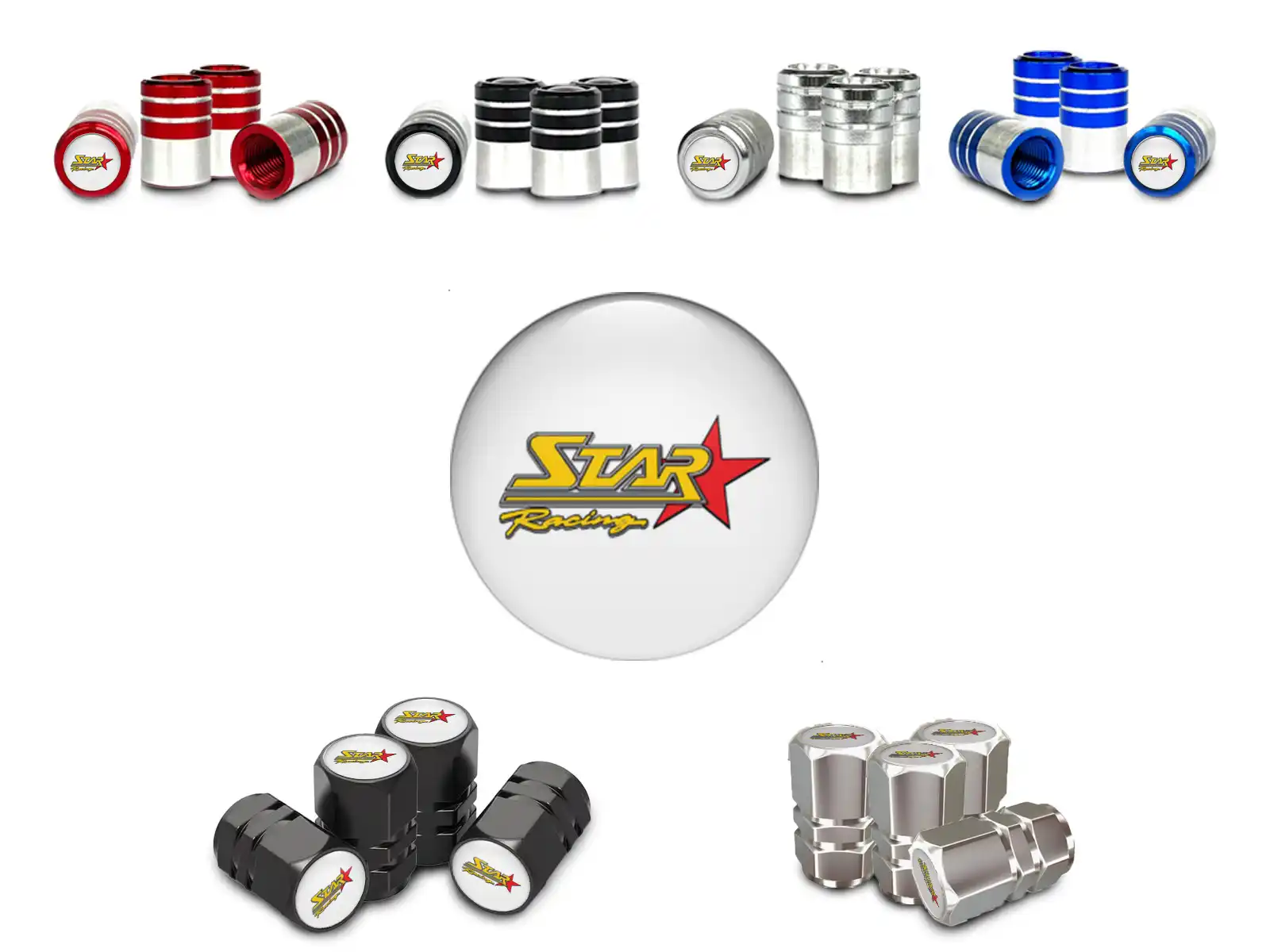 Wheel Valve Covers for Motorcycles Universal Fitment